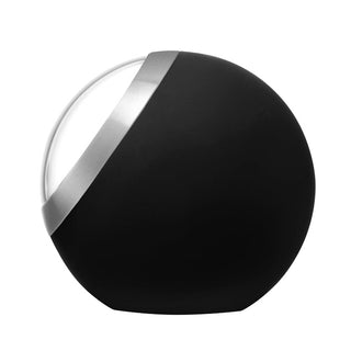 Schwarze Tisch-Uhr, 60 mm, Seitenansicht