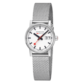 Evo2, 30mm, klassische Edelstahluhr, MSE.30210.SM, Frontansicht