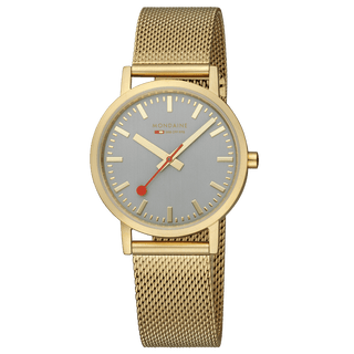 Classic, 36 mm, Good gray goldene Edelstahluhr, A660.30314.80SBM, Frontansicht