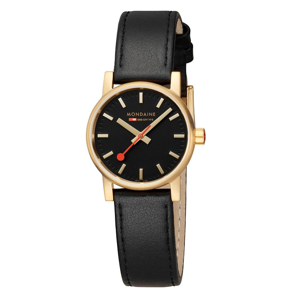 evo2, Schwarz, 30 mm – Mondaine Europe
