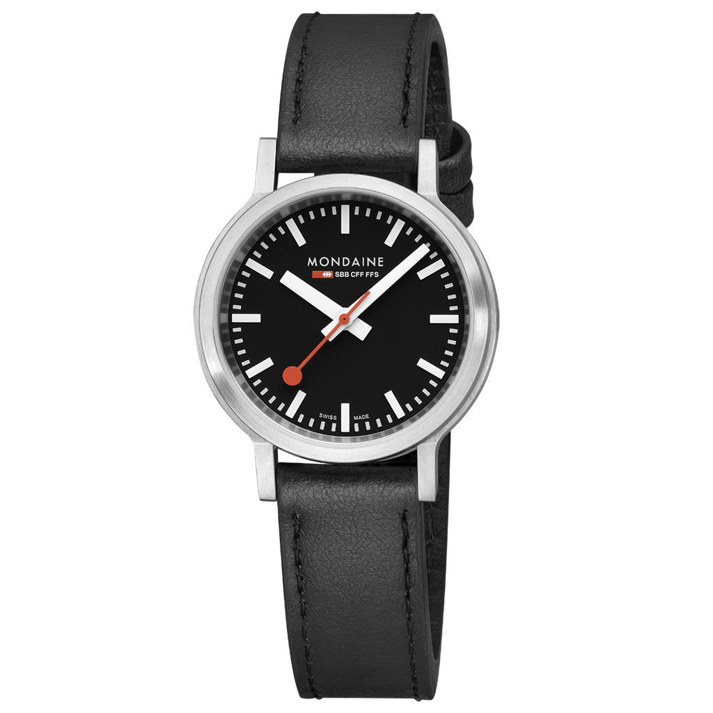 stop2go, Veganes Traubenleder, 34 mm – Mondaine Europe