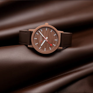 essence Mocha Limited Edition, Braunes Veganes Traubenleder, 41 mm	, Mood image 