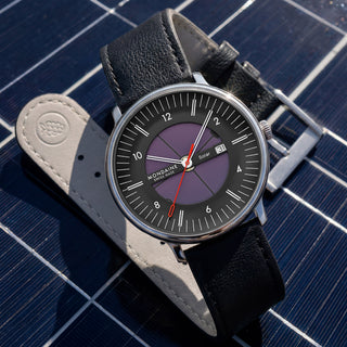 Doppio Solar Skeleton, Stainless Steel, 41 mm