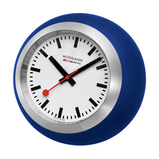 Blaue Tisch-Uhr, 60 mm
