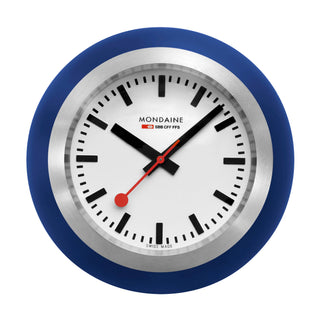 Blaue Tisch-Uhr, 60 mm