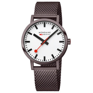 Classic, Brauner Edelstahl, 40 mm	, Frontansicht