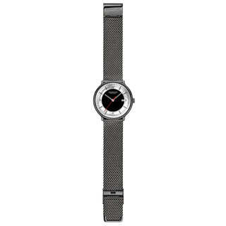 Doppio Mirror Limited Edition, Edelstahl, 41 mm, Frontansicht mit Armband