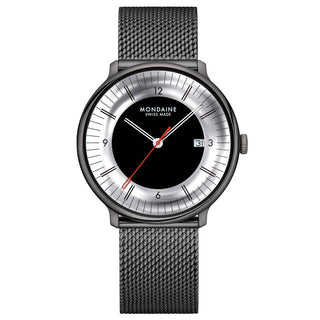 Doppio Mirror Limited Edition, Edelstahl, 41 mm, Frontansicht