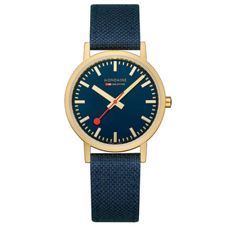 Classic, 36 mm, Tiefseeblaue goldene Uhr, A660.30314.40SBQ, Frontansicht
