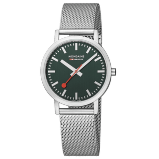 Classic, 36 mm, Waldgrüne Edelstahl Uhr, A660.30314.60SBJ, Frontansicht