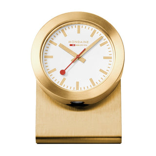 Magnet clock, 50mm, golden table and kitchen clock, A660.30318.82SBG