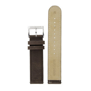 Genuine leather strap, 20mm