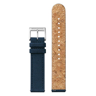 Classic, 36 mm, Tiefseeblaue Uhr, A660.30314.40SBD, Vorder- und Rückansicht des Armbands