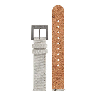 Textil Armband mit Korkfütterung, 16mm