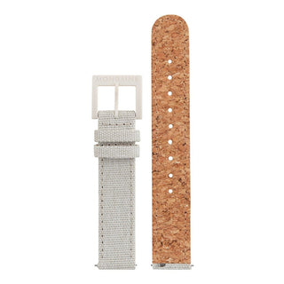 Textile strap with cork lining, 16mm
