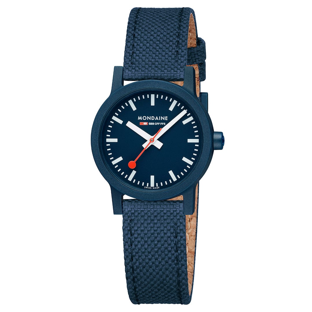 essence, 32mm, Ozean-Blaue nachhaltige Uhr, MS1.32140.LD – Mondaine Europe