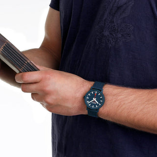 essence, 41mm, Deep Ocean Blue sustainable watch, MS1.41140.LD
