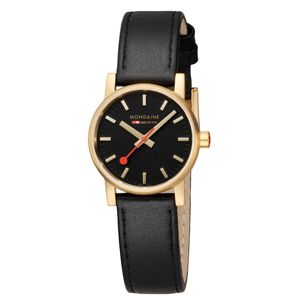 evo2, Schwarz, 30 mm – Mondaine Europe